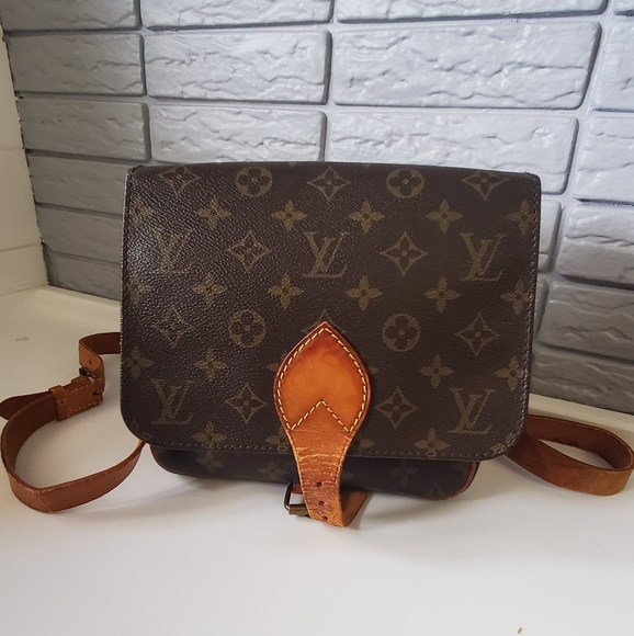 Louis Vuitton Handbags - Louis Vuitton Brown Monogram Canvas Crossbody Bag with Tan Leather Trim